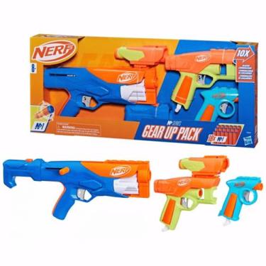 Imagem de Lançador de Dardos Nerf N Series Gear Up Pack Com 3 - Hasbro