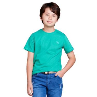 Imagem de Camisa Básica Infantil 100% Algodão - DAZE MODAS, 04, Verde