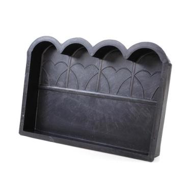 Imagem de Forma Bloquete Meio Fio De Jardim 4 Ondas Kit 5Pcs 42X25X5 - Gme Forma