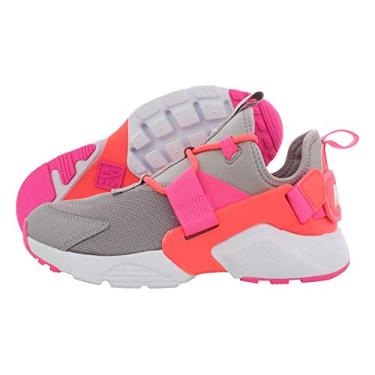 Imagem de Nike Tênis feminino Air Huarache City Low, Atmosfera cinza/Hot Punch, 35