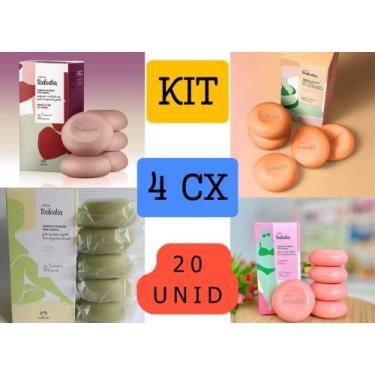 Imagem de Kit 4 caixas total 20 unid Romã, Alecrim, Manga Rosa e Acerola - Refre