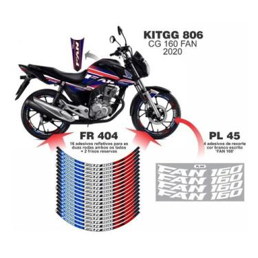 Imagem de Adesivos Person. +refletivo+ploter Cg160 Fan - Kitgg806 - Resitank, Pe