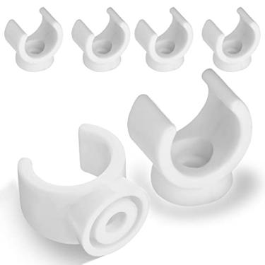 Imagem de Clipes PEX de 1/2 de polegada para cabides de tubos Braçadeiras PEX Suporte de tubo de plástico 16 mm PEX Cabides PEX Suporte de tubo de água grampos de braçadeira (20 pacotes)