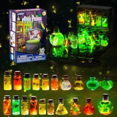 Imagem de LDomet Magic Potions Craft Kit for Kids - Mix 20 Glow Witch Potion Bottles, Fairy Magic Potions Making Kit - Christmas Decorations Birthday Gifts for Girls Boys 6 7 8 9 10+