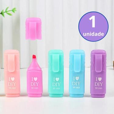 Imagem de Caneta Marca Texto Mini Sortido 1 UNI Neon - Mini Marca Texto Neon