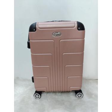 Imagem de Mala de viagem de bordo fibra 10kg frabags - Frabags , Rosê