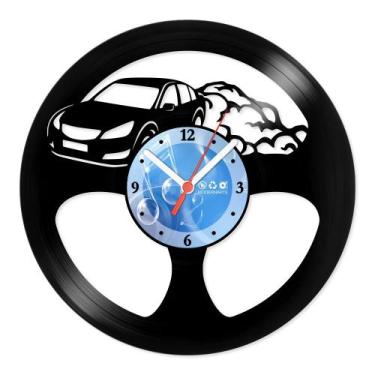 Imagem de Relógio De Parede Disco Vinil Carros - Drift - VCA-052 - Modernarte