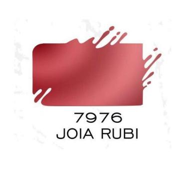 Imagem de Tinta Pva Metal 100 Ml Artesanato True Colors, JOIA RUBI