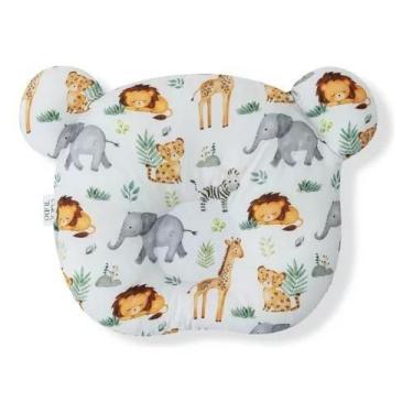 Imagem de Travesseiro Almofada Rn Bebê Anatômico Para Bebê MENINO - SAFARI N1 - 