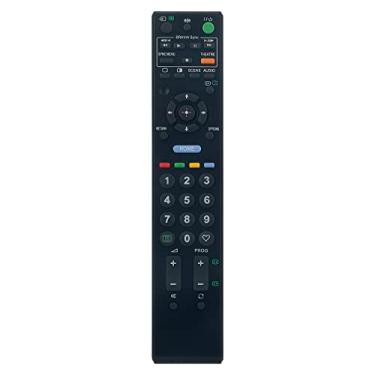 Imagem de PerFascin RM-GA015 Terno de controle remoto de substituição para Sony Bravia TV KLV-32BX320 KDL-40CX420 KLV-32V550A KLV-46V550A KLV-52V550A KLV-32V530A KLV-40S550A KLV-40V550A Sub RM-SAA. 014