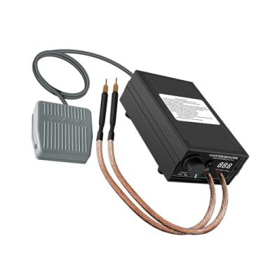 Imagem de Máquina portátil de soldador a ponto de soldador a ponto de armazenamento de bateria 100-240V com pedal