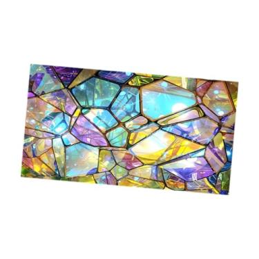 Imagem de WeiLaiKeQi Adesivo decorativo de janela arco-íris adesivo de janela de vidro mural de porta adesivo de janela colorido para escritório banheiro quarto