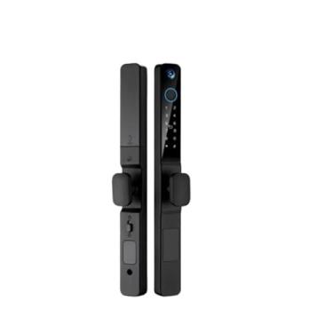 Imagem de Impressão digital externa à prova d'água TUYA WIFI APP RFID Olho mágico Fechadura eletrônica inteligente para porta deslizante de alumínio/vidro(Y02 B3585)