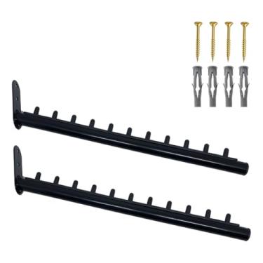 Imagem de Duas Araras Rt Inclinadas Para Loja 40cm Fixas De Parede Expositor