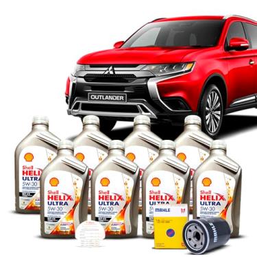 Imagem de Kit Troca de Oleo 5w30 e Filtro Outlander AWD 2.2 16v Diesel 2015 a 2022