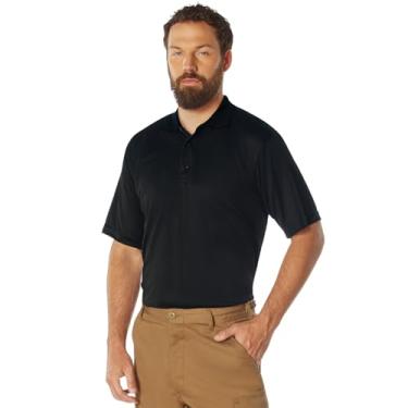 Imagem de Rothco 17970 Camisa polo com absorção de umidade Cor: Preto, Tamanho: M