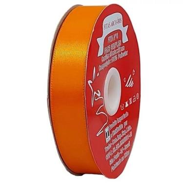 Imagem de Fita de Cetim Trader 38mm N9 com 50 Metros, COR 021 LARANJA, 50 METROS