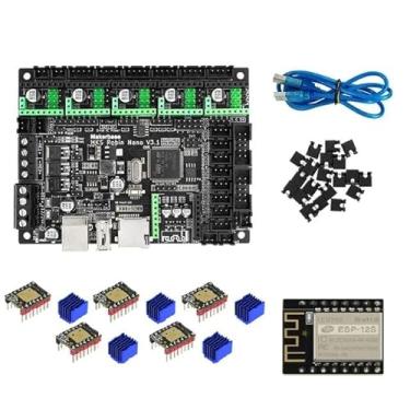 Imagem de YUTREES Makerbase MKS Robin Nano V3 32bit Placa de controle Placa-mãe TMC2209 TS35 TFT Tela sensível ao toque Módulo WIFI Peça de impressora 3D (Package*13)