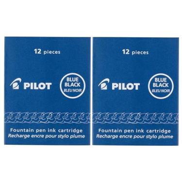 Imagem de Pilot Cartuchos de tinta para caneta-tinteiro Namiki IC100 - Azul/Preto (pacote com 2)