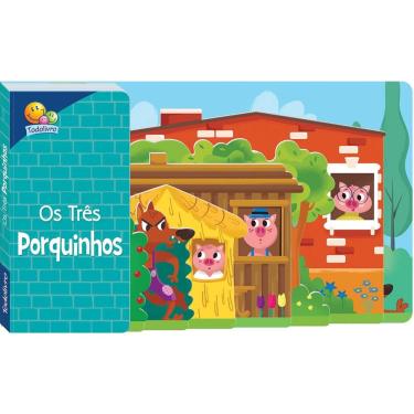 Imagem de Livro - Contos com abas: Os Três Porquinhos