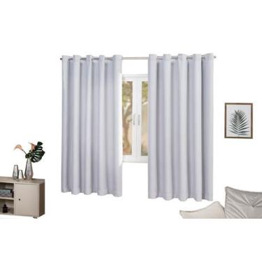 Imagem de Cortina  Sem Voil Corta Luz Ilhós Tabaco 2,00x1,70 - Empório Luz, Gelo