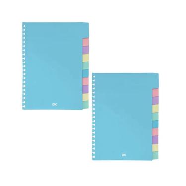 Imagem de Divisória p/ Caderno Argolado Smart 20x28 10 matérias - dac