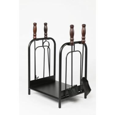 Imagem de Cesto para lenha com ferramentas com cabo de madeira 732 Gramado Haus,