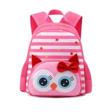 Imagem de Mochila Infantil Costas Animais Passeio Creche Poliéster - CRUZEIRO, M