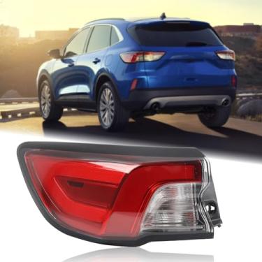 Imagem de Duolctrams Conjunto de lâmpada traseira de luz traseira externa de LED compatível com Ford Escape 2020-2022 lado esquerdo do motorista LJ6Z-13405-E