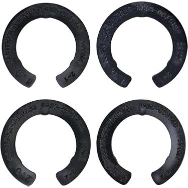 Imagem de DA99-04158A Ajuste de altura da porta do refrigerador do calço da dobradiça para Samsung 3282540, DA60-00314C, PS6448337 DA99-04158A AP5668209 (4 peças)