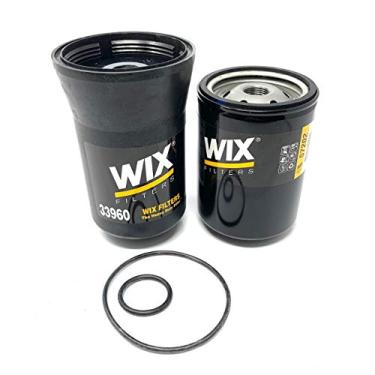 Imagem de Kit de filtro CFKIT Wix 33960 Separador de combustível/água e filtro de lubrificante 57202 para GMC 6.6L Duramax Diesel