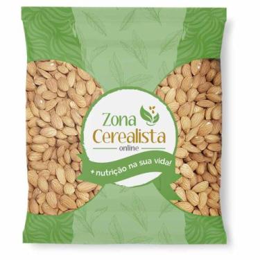 Imagem de Amêndoa Crua Sem Casca (Granel 500g) - ZONA CEREALISTA ONLINE