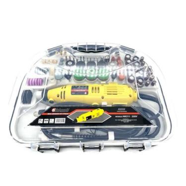 Imagem de Kit Mini Retifica 212 Pçs 300w 110v Nakazaki - led