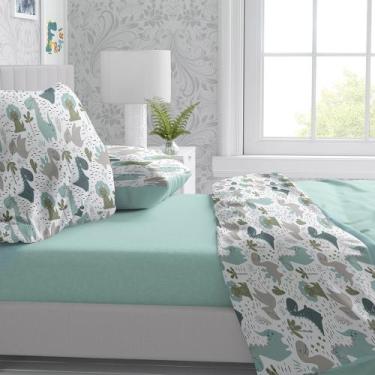 Imagem de Jogo De Lençol Casal Super King 4 Pç Percal 7 Estampas - ESPAÇO CAA CE