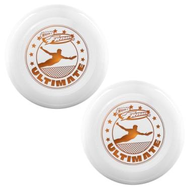 Imagem de WHAM-O Frisbee, conjunto de discos voadores de 26 cm para adultos, perfeito para treinamento profissional atlético e diversão ao ar livre, pacote com 2, 175 g