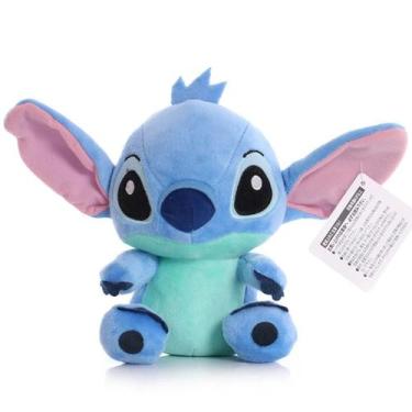 Imagem de Boneco Pelúcia Lilo & Stitch Disney Desenho 20cm - !, Azul