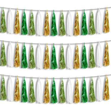 Imagem de Hysilla Guirlanda De Faixas Com Franjas Metálicas, Faixa Borlas, Para Carros Alegóricos, Despedida Solteira, Casamento, Aniversário, Natal, Decoração Festa Chá Bebê/Nupcial