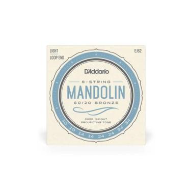 Imagem de Encordoamento daddario mandolim bandolim ej62 bronze 80/20 - D'ADDARIO