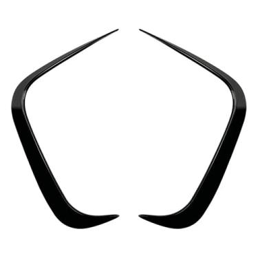 Imagem de Kit de carroceria para para-choque traseiro, spoiler lateral, saída de ar, faca de vento, compatível com BMW Série 2 M2 F87 2016 2017 2018 2019 2020 2021(Glossy black)