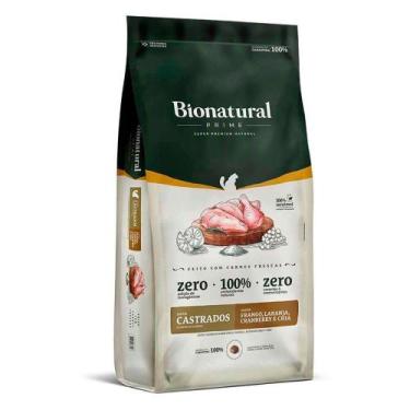 Imagem de Ração Bionatural Prime Gatos Adultos Castrados Sabor Frango