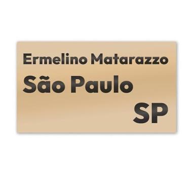 Imagem de Imã de Geladeira Ermelino Matarazzo São Paulo MDF 7cm x 4cm