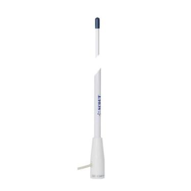 Imagem de Antena Náutica Vfh Scout 1,5m Com Base Incluso P/ Barcos