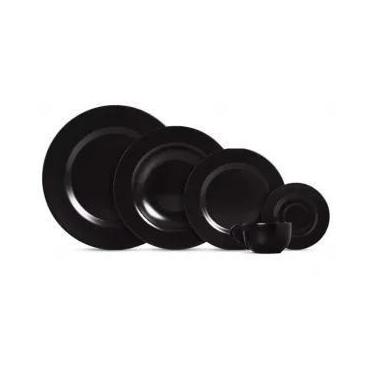 Imagem de Aparelho de jantar 30 Peças Preto Acetinado - Alleanza