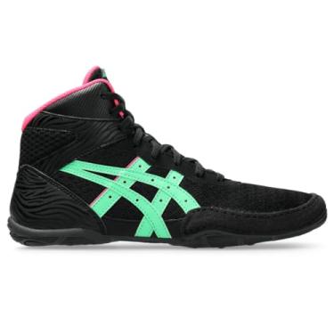Imagem de ASICS Tênis infantil Matflex 7 Grade School Wrestling, Preto/folha nova, 18