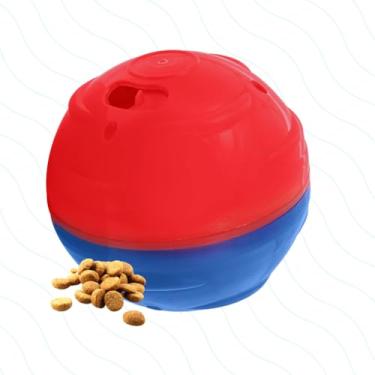Imagem de Bola De Brinquedo Petisqueira Para Brincar Pet Games Comedouro Para Cachorro e Gato Pet Ball(M (16CM))