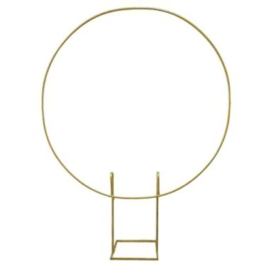 Imagem de Painel Estrutura Suporte Arco Redondo Desmontável para Fundo de Festa – Ideal para Decoração com Bexigas, Eventos e Festividades