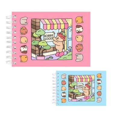 Imagem de Caderno Desenho Infantil Ursinho Livro Com 50 Folhas Colorir Material 