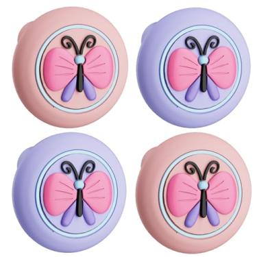 Imagem de Pacote com 4 capas ocultas para crianças com AirTags, suporte para AirTags, rastreador GPS com pino de segurança antiperda, para crianças, idosos, bagagem, roupas