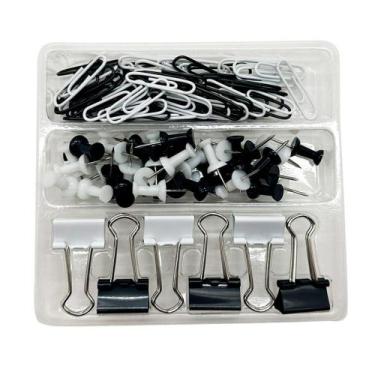 Imagem de Kit Clips Office 106 unidades CV244907 Loffice Sortido, UNICA