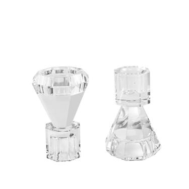 Imagem de Castiçal de cristal CCHTS-TC-O2